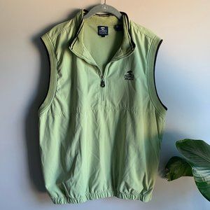 Pebble Beach Light Key Lime Golf Windbreaker Vest